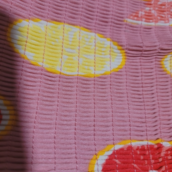 Fruit print crop tank top - Picture 5 of 7